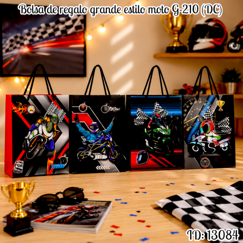 Bolsa de regalo grande estilo moto G-210 (DC)