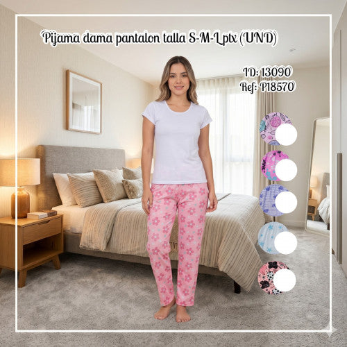Pijama dama pantalon talla S-M-L ptx (UND)
