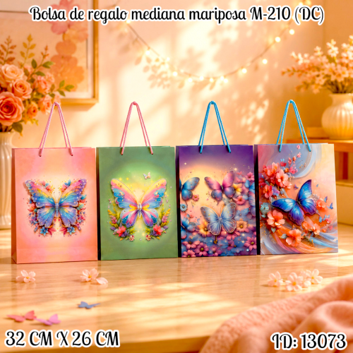 Bolsa de regalo mediana mariposa M-210 (DC)