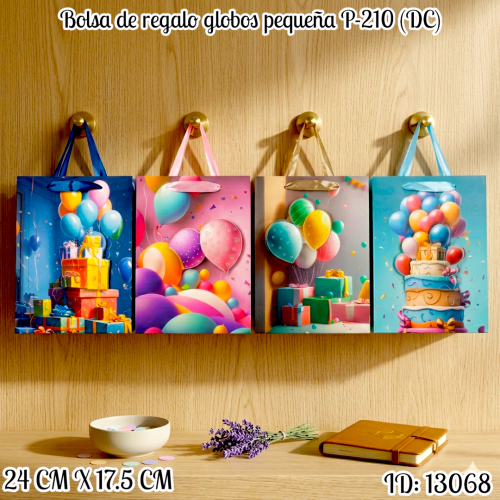 Bolsa de regalo globos pequeña P-210 (DC)