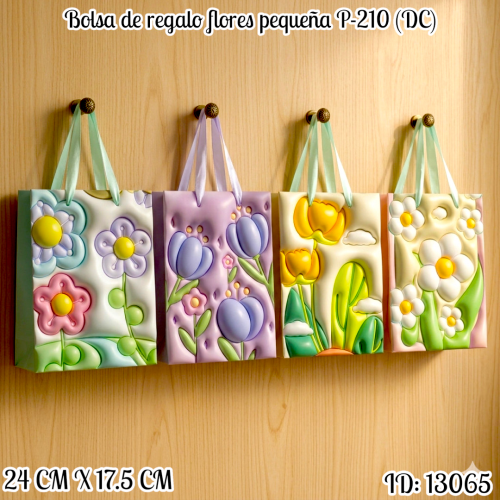 Bolsa de regalo flores pequeña P-210 (DC)