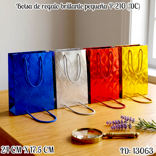 Bolsa de regalo brillante pequeña P-210 (DC)