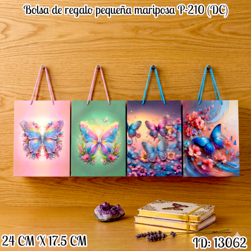 Bolsa de regalo pequeña mariposa P-210 (DC)