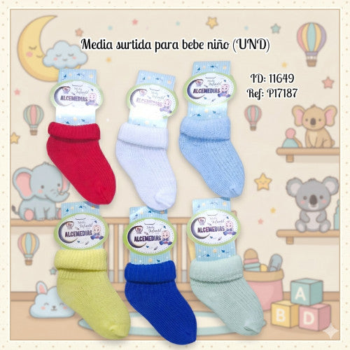 Media surtida para bebe niño (UND)