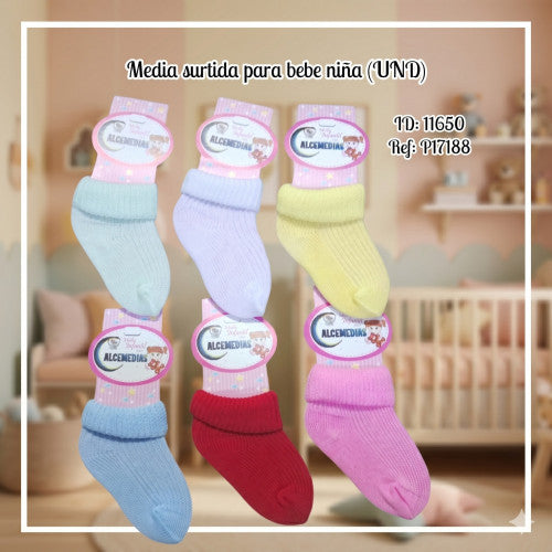 Media surtida para bebe niña (UND)