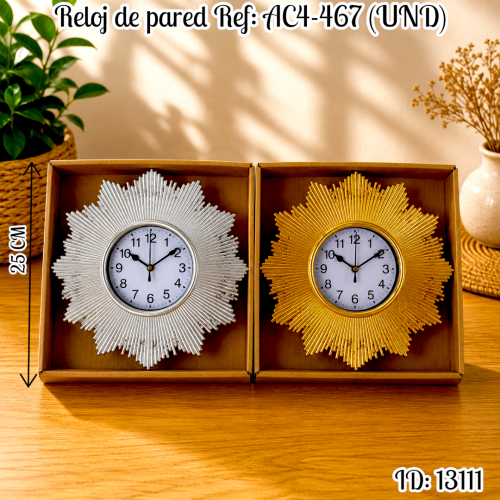 Reloj de pared Ref: AC4-467 (UND)