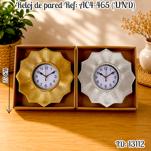 Reloj de pared Ref: AC4-465 (UND)