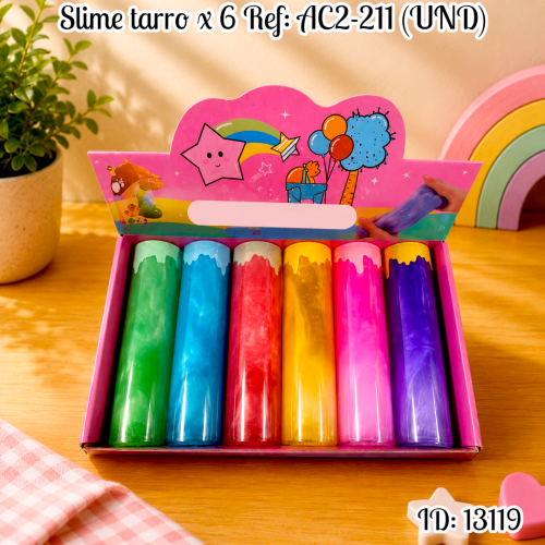 Slime tarro x 6 Ref: AC2-211 (UND)
