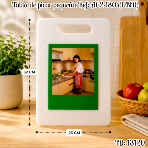 Tabla de picar pequeña Ref: AC2-180 (UND)