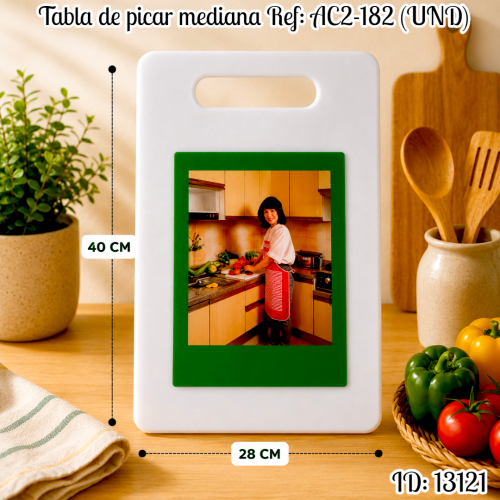 Tabla de picar mediana Ref: AC2-182 (UND)