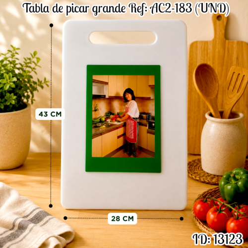 Tabla de picar grande Ref: AC2-183 (UND)