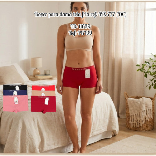 Boxer para dama tela fria ref: BX-777 (DC)
