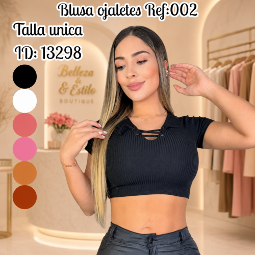 Blusa ojaletes Ref:002 (DC)