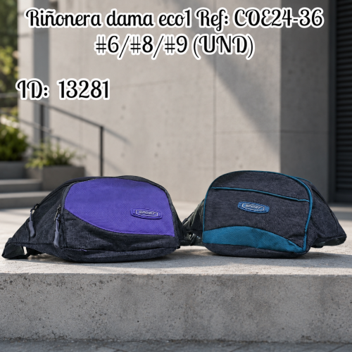 Riñonera dama eco1 Ref: COE24-36#6/#8/#9 (UND)