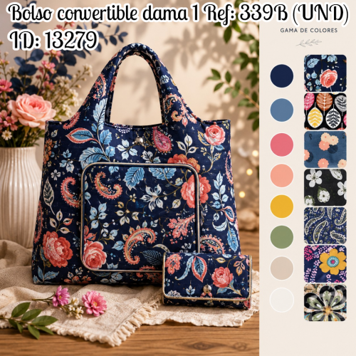 Bolso convertible dama 1 Ref: 339B (UND)