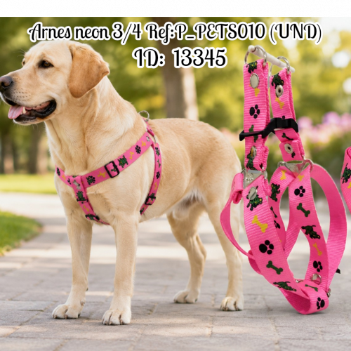 Arnes neon 3/4 Ref:P_PETS010 (UND)