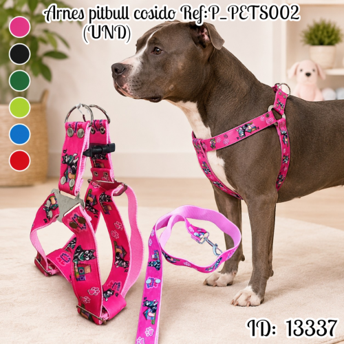 Arnes pitbull cosido Ref:P_PETS002 (UND)