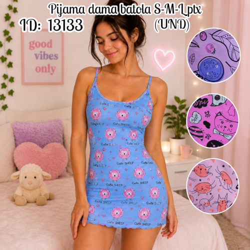 Pijama dama batola S-M-L ptx (DC)