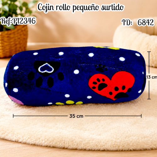 Cojin rollo pequeño surtido