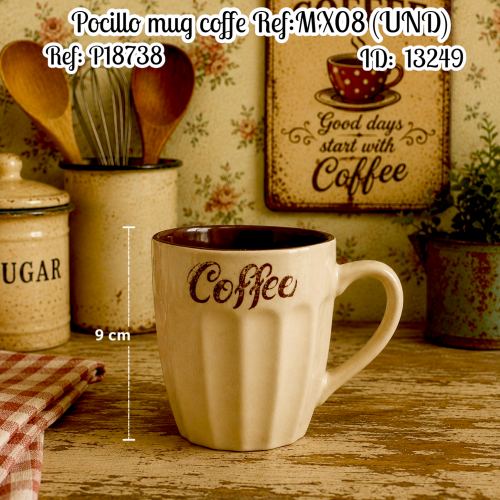 Pocillo mug coffe Ref:MX08 (UND)