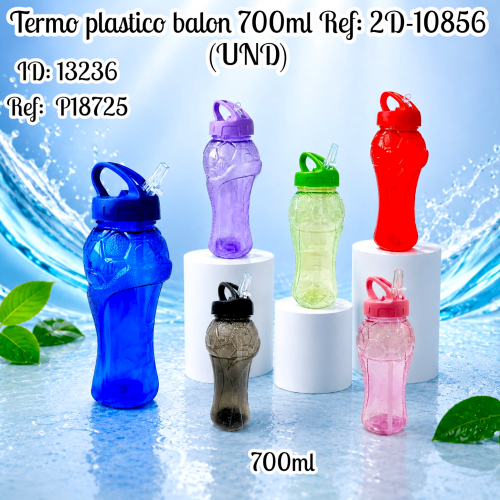 Termo plastico balon 700ml Ref: 2D-10856 (UND)