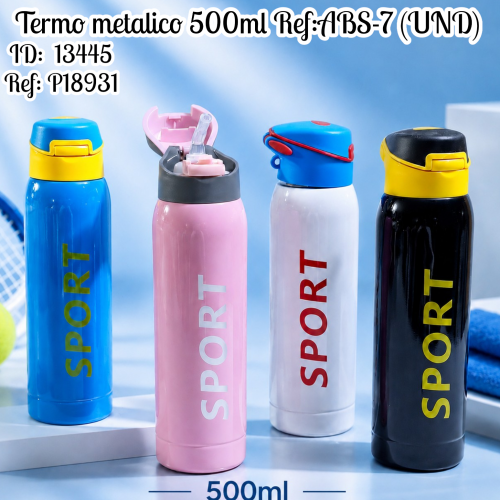 Termo metalico 500ml Ref:ABS-7 (UND)