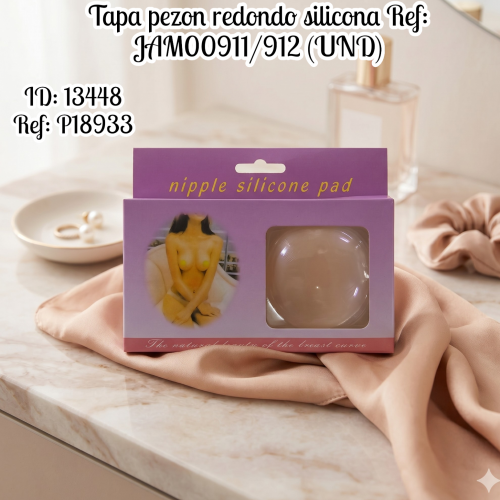 Tapa pezon redondo silicona Ref: JAM00911/912 (UND)