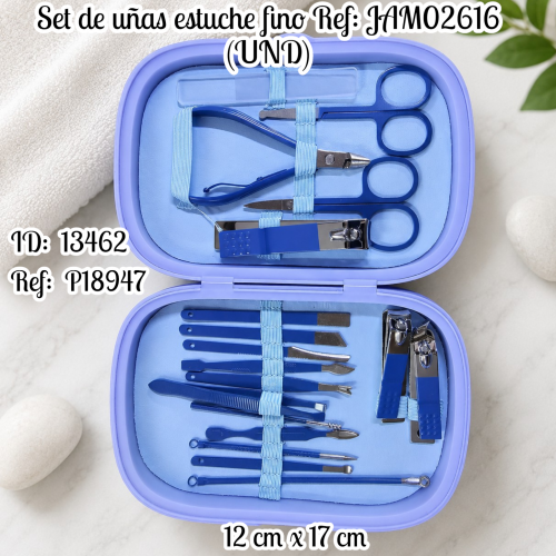 Set de uñas estuche fino Ref: JAM02616 (UND)