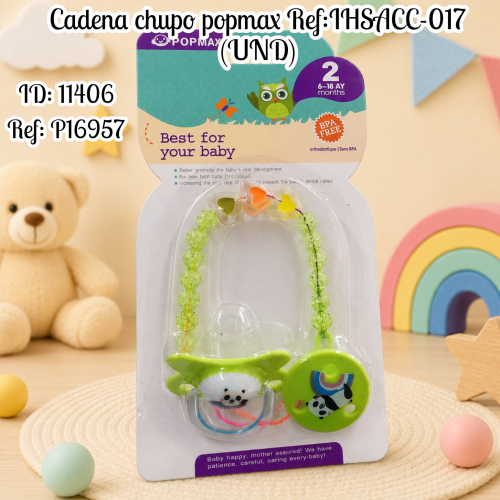 Cadena chupo popmax Ref:IHSACC-017 (UND)