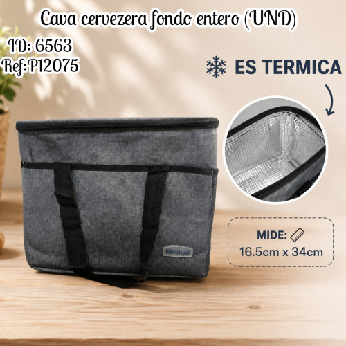 Cava cervezera fondo entero (UND)