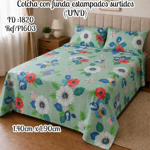 Colcha con funda estampados surtidos al por mayor