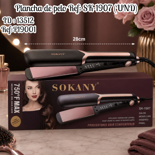 Plancha de pelo Ref: SK-1907 (UND)