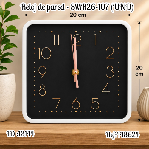 Reloj de pared - SMR26-107 (UND)