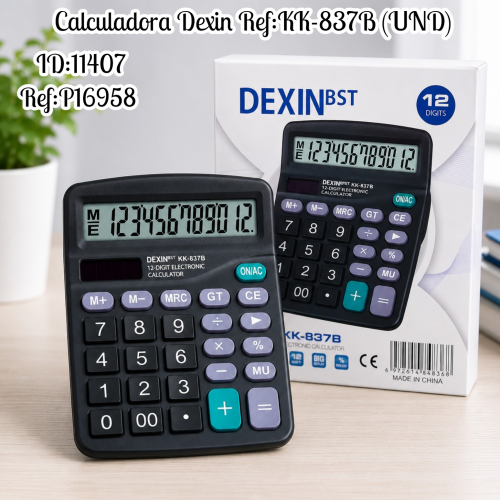 Calculadora Dexin Ref:KK-837B (UND)