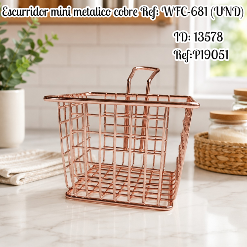 Escurridor mini metalico cobre Ref: WFC-681 (UND)