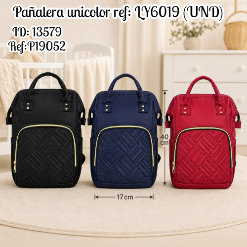 Pañalera unicolor ref: LY6019 (UND)