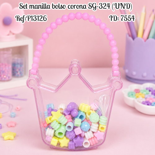 Set manilla bolso corona SG-324 (UND)