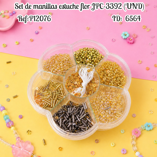 Set de manillas estuche flor JPC-3392 (UND)