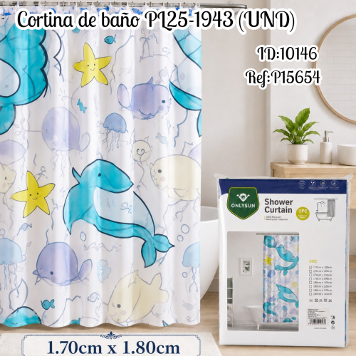 Cortina de baño PL25-1943