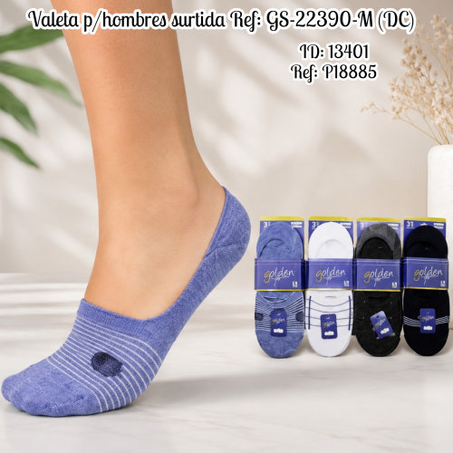 Valeta p/hombres surtida Ref: GS-22390-M (DC)