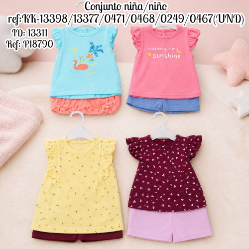 Conjunto niña/niño ref:KK-13398/13377/0471/0468/0249/0467(UND)