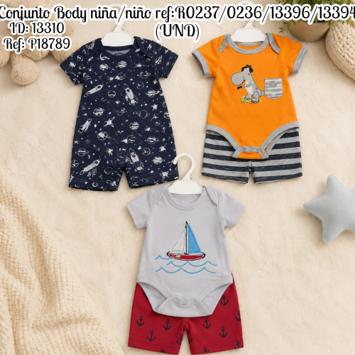 Conjunto Body niña/niño ref:R0237/0236/13396/13394 (UND)