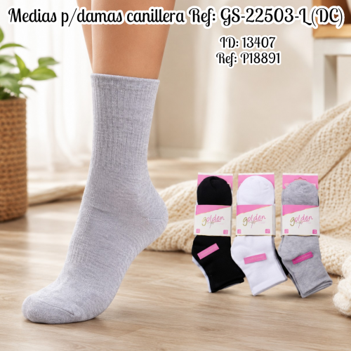 Medias antideslizante p/damas Ref: GS-22503-L (DC)