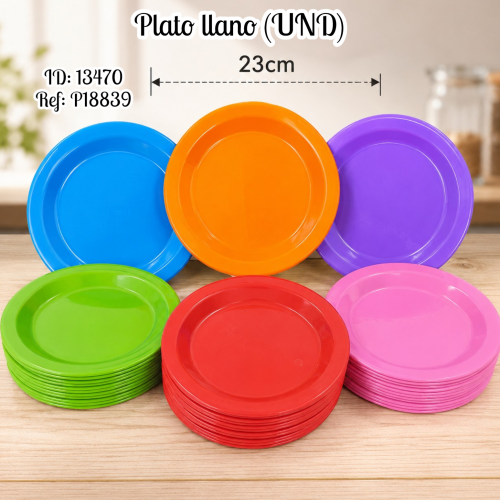 Plato llano (UND)