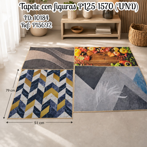 Tapete con figuras PL25-1570 (UND)