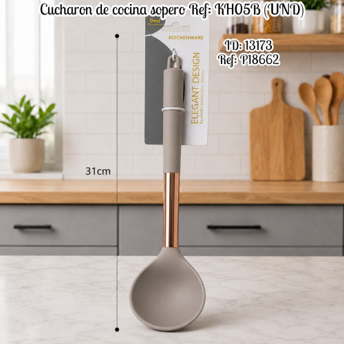 Cucharon de cocina sopero Ref: KH05B (UND)