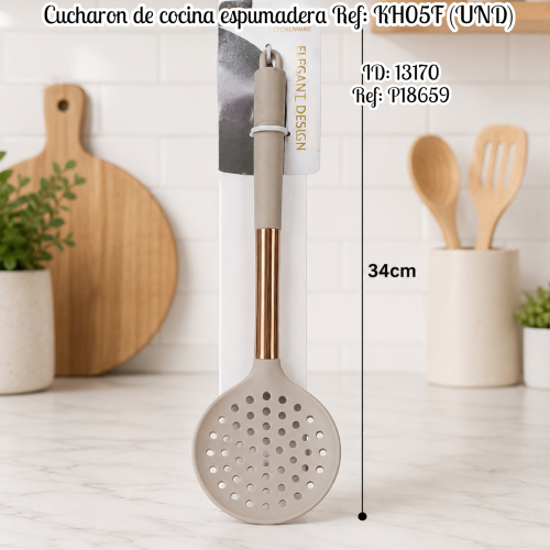 Cucharon de cocina espumadera Ref: KH05F (UND)