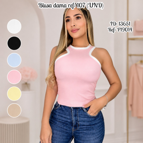 Blusa dama ref: 107 (UND)