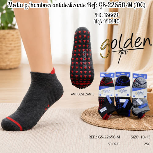 Media p/hombres antideslizante Ref: GS-22650-M (DC)