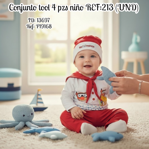 Conjunto tool 4 pzs niño REF:213 (UND)